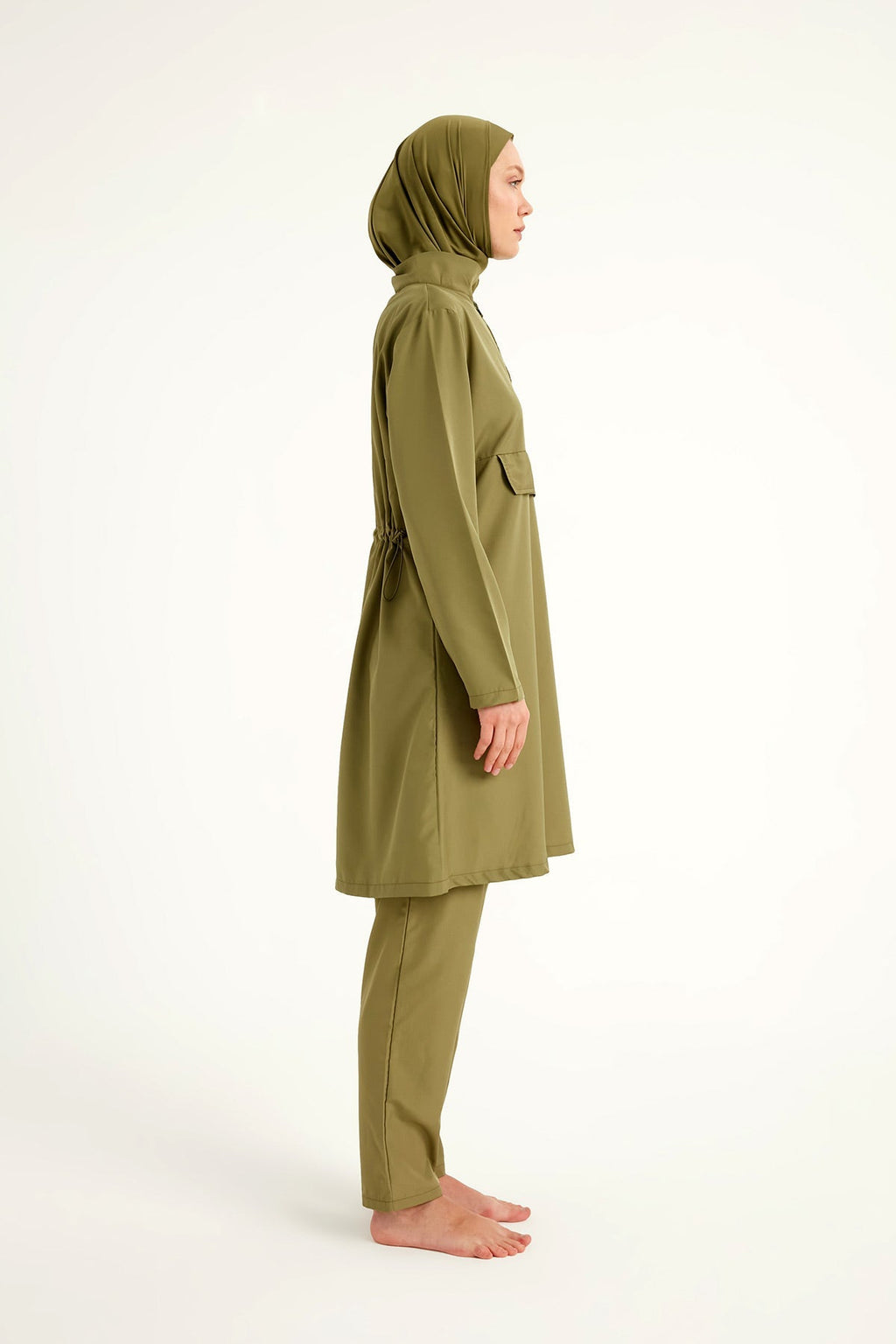 Andalus Green Full Coverage Burkini Set for Women A2503-5 Covered Burkini Swimwear La Vie Bien Andalus Green Full Coverage Burkini Set for Women A2503-5