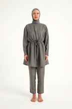 Andalus Full Coverage Burkini Set with Front Ruching A2502-4