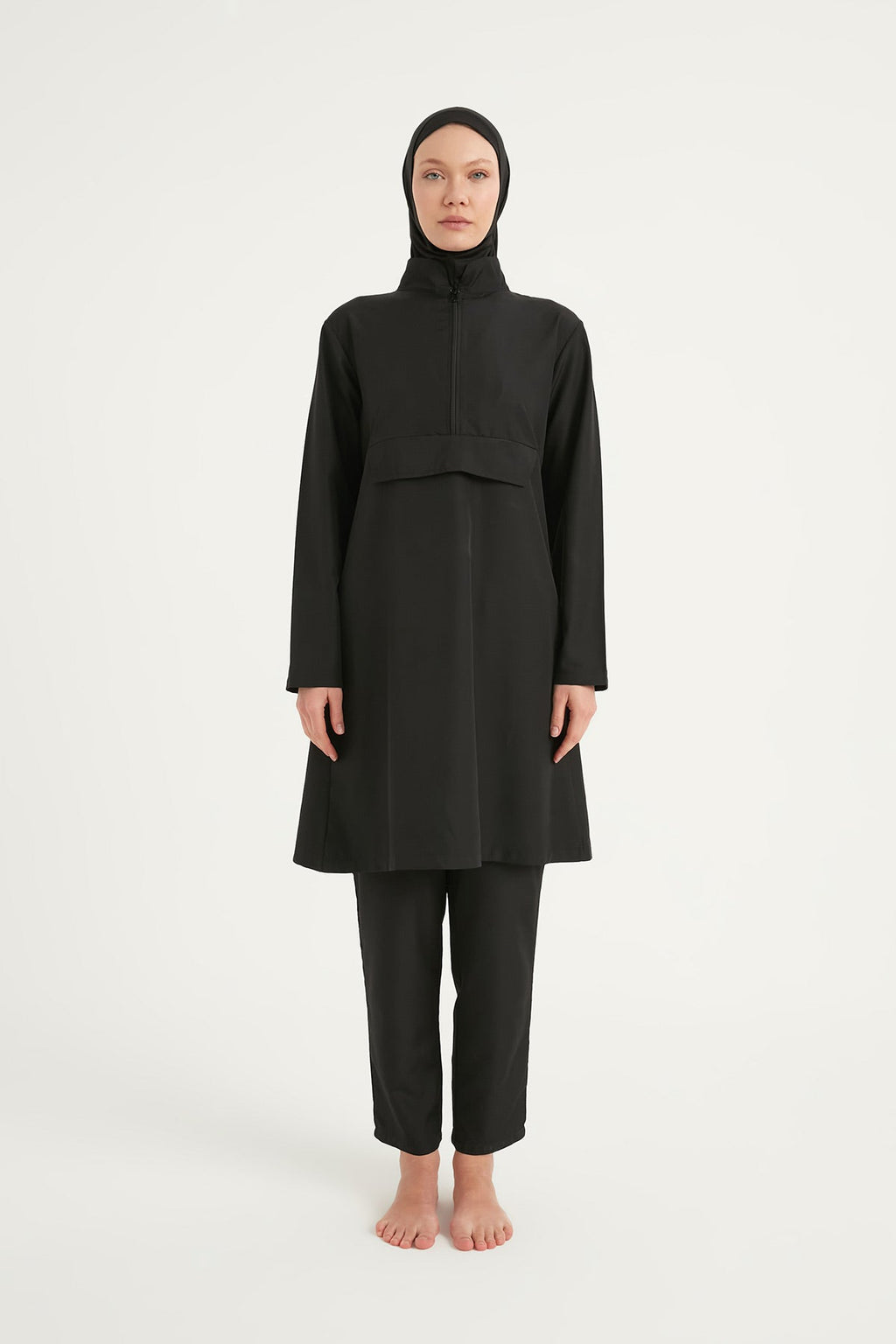 Andalus Black Full Coverage Burkini Set for A2503-1