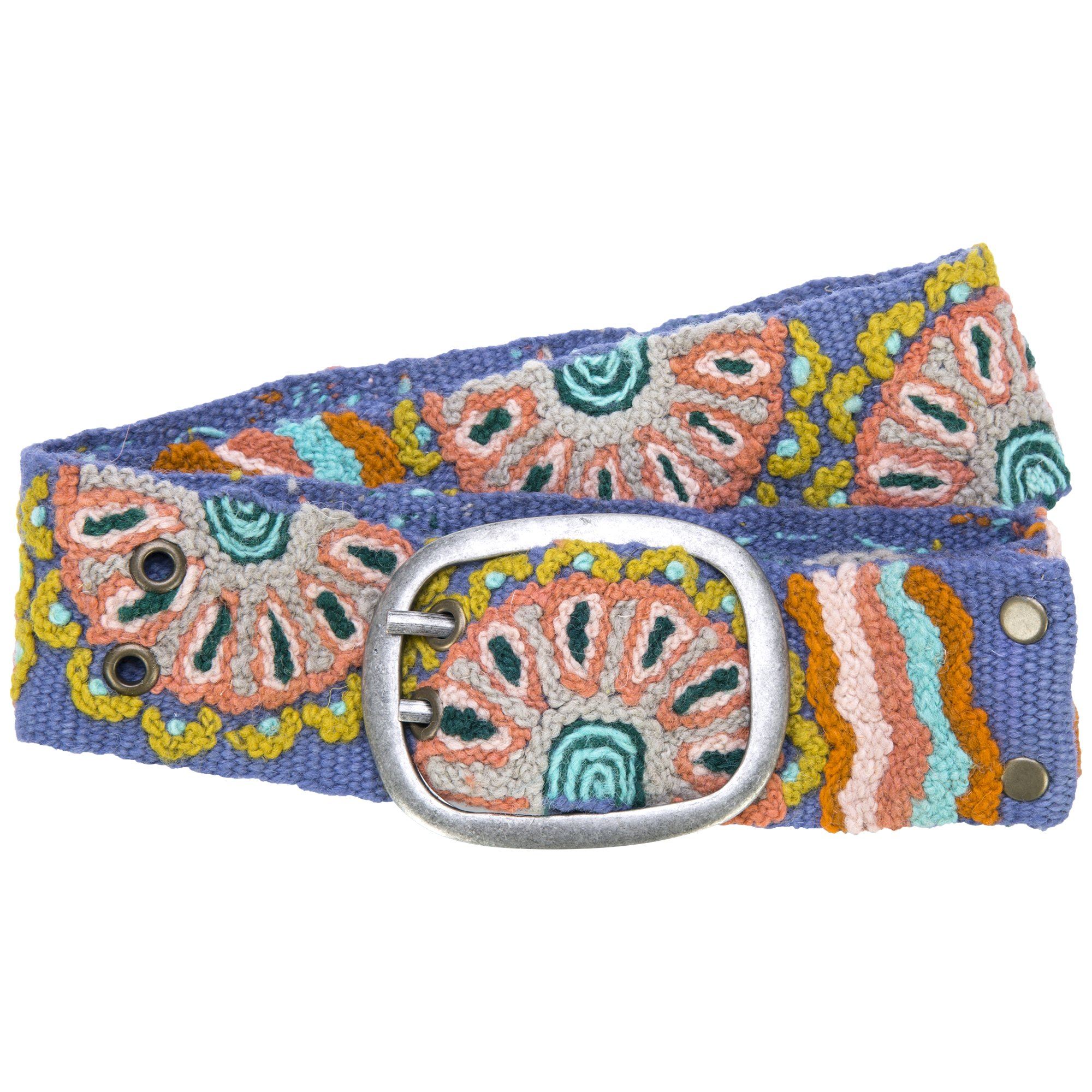 Andean Flower Embroidered Belt Umbrellas & Sunglasses & Accessories La Vie Bien Andean Flower Embroidered Belt