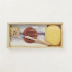 Andr Jardin Sustainable Dish Cleaning Kit in Wooden Box by White Cliff Studio