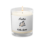 Andrà tutto bene Italian unscented Glass jar soy wax candle by La Vie Bien