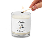 Andrà tutto bene Italian unscented Glass jar soy wax candle by La Vie Bien