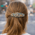 Andrea Seed Bead Boho Hair Barrette - Guatemala Accessories La Vie Bien Andrea Seed Bead Boho Hair Barrette - Guatemala