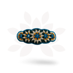 Andrea Seed Bead Boho Hair Barrette - Guatemala Accessories La Vie Bien Andrea Seed Bead Boho Hair Barrette - Guatemala