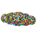 Andrea Seed Bead Boho Hair Barrette - Guatemala Accessories La Vie Bien Andrea Seed Bead Boho Hair Barrette - Guatemala