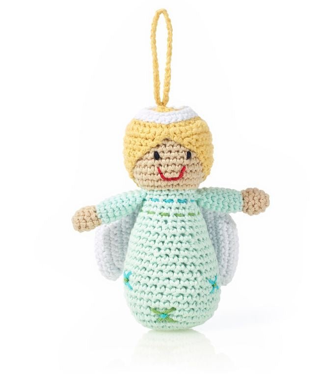 Angel Ornament Turquoise holiday decor La Vie Bien Angel Ornament Turquoise