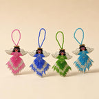Angel Seed Bead Ornament - Guatemala Ornament La Vie Bien Angel Seed Bead Ornament - Guatemala