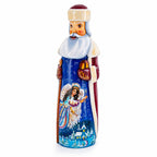 Angels in The Night Hand Carved Wooden Santa 7.25 Inches Christmas Decor > Carved Wooden Santa La Vie Bien Angels in The Night Hand Carved Wooden Santa 7.25 Inches