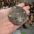 Anglo Saxon Galloway Brooch - Bronze Historical Reproduction Pin Brooch La Vie Bien Anglo Saxon Galloway Brooch - Bronze Historical Reproduction Pin