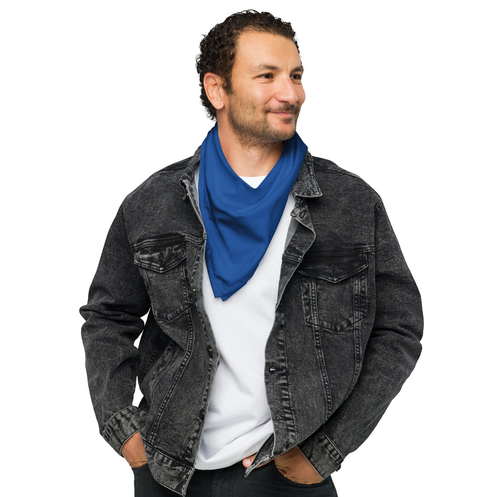 Anguilla Flag Bandana All-Over Print Bandana La Vie Bien Anguilla Flag Bandana