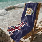 Anguilla Flag Beach Towel Beach Towel (Generic Brand) La Vie Bien Anguilla Flag Beach Towel