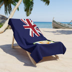 Anguilla Flag Beach Towel Beach Towel (Generic Brand) La Vie Bien Anguilla Flag Beach Towel