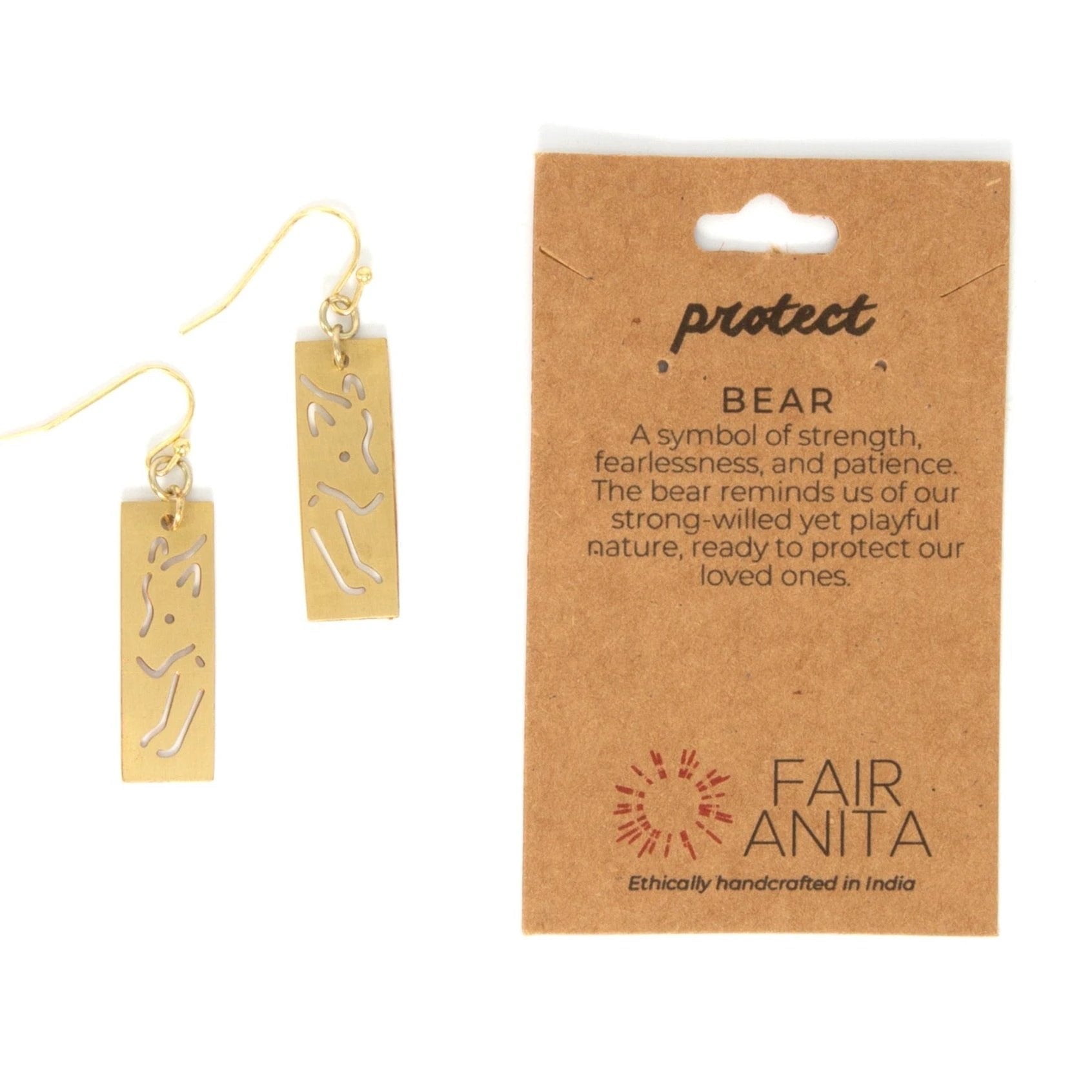 Animal Cut Out Earrings by Fair Anita
