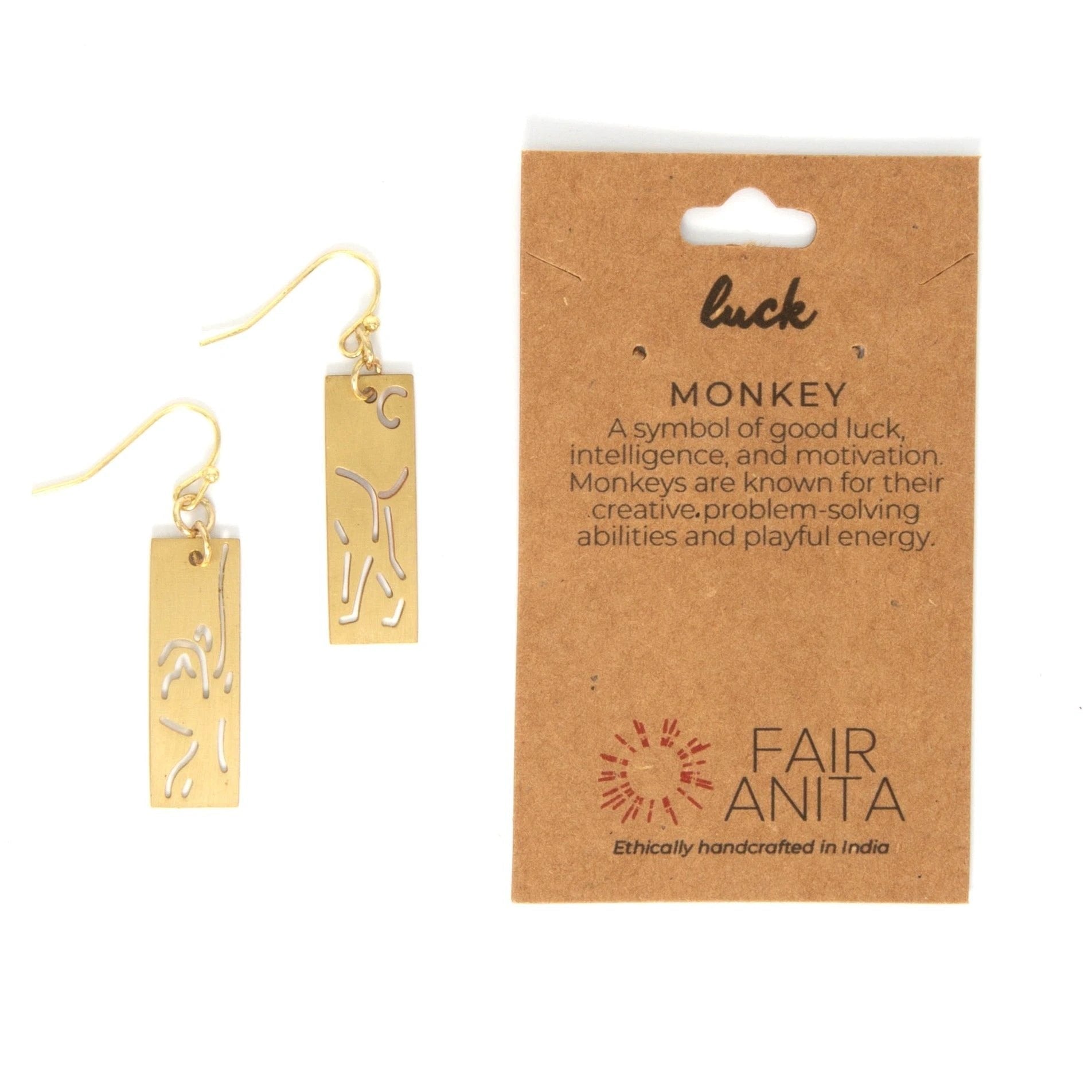 Animal Cut Out Earrings by Fair Anita