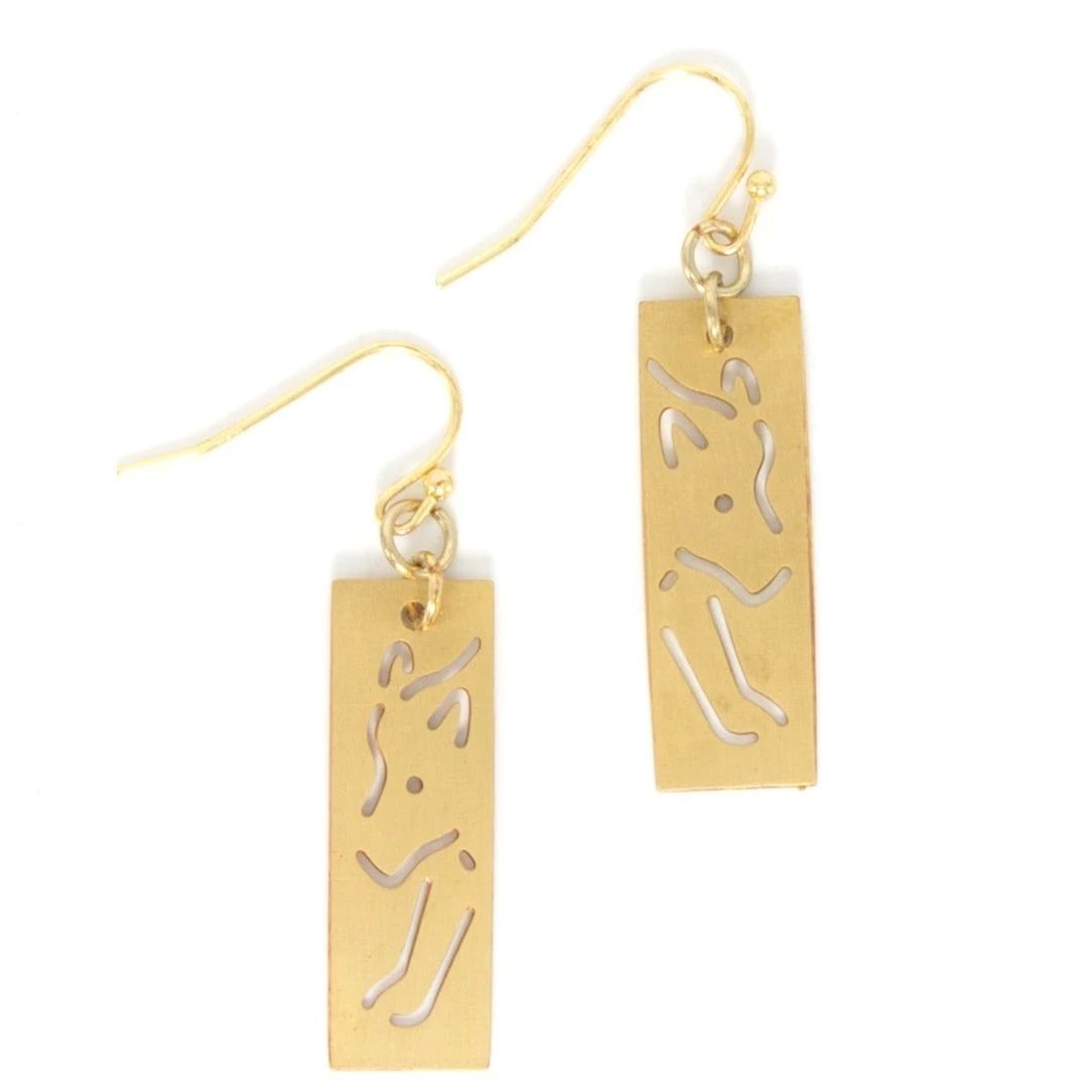 Animal Cut Out Earrings by Fair Anita