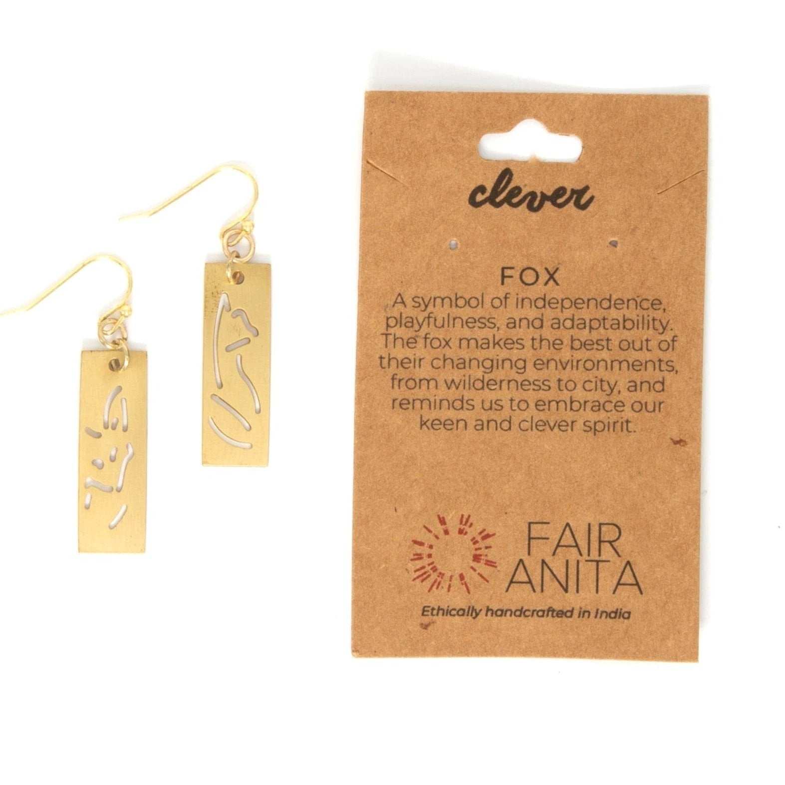 Animal Cut Out Earrings by Fair Anita
