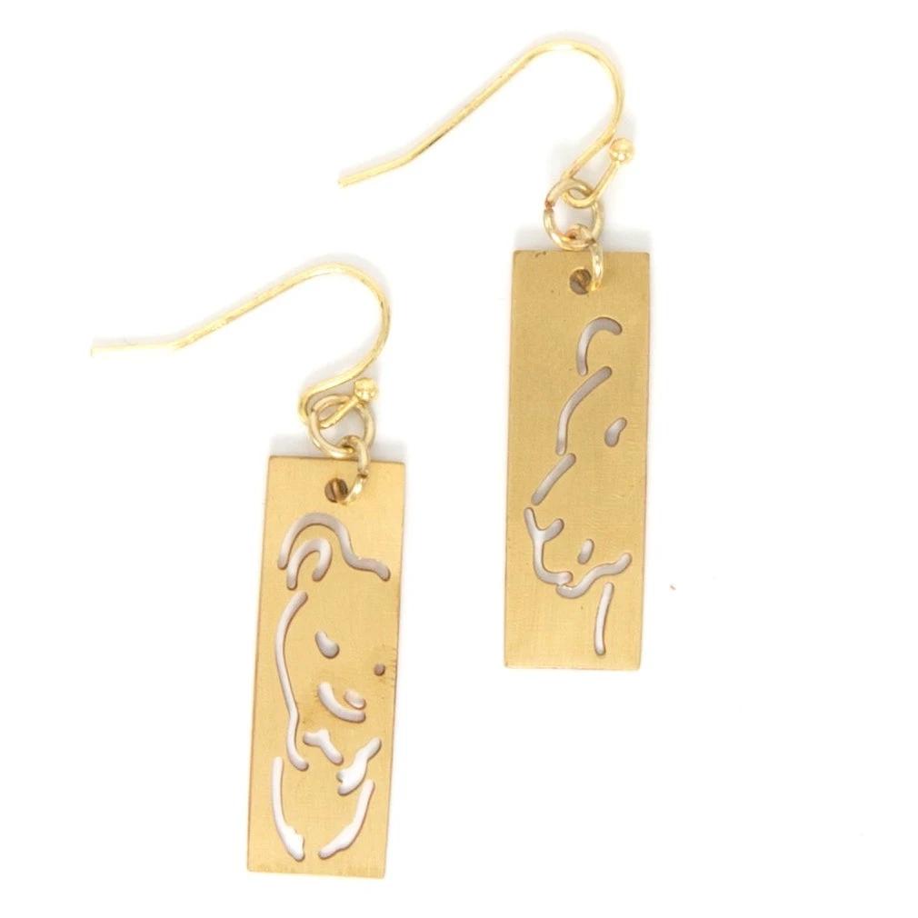 Animal Cut Out Earrings by Fair Anita