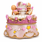 Animated Musical Cradle Babies Figurine - Rotating Nursery Song Music Box Musical Figurines > Children La Vie Bien Animated Musical Cradle Babies Figurine - Rotating Nursery Song Music Box