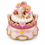 Animated Musical Cradle Babies Figurine - Rotating Nursery Song Music Box Musical Figurines > Children La Vie Bien Animated Musical Cradle Babies Figurine - Rotating Nursery Song Music Box