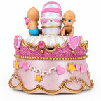 Animated Musical Cradle Babies Figurine - Rotating Nursery Song Music Box Musical Figurines > Children La Vie Bien Animated Musical Cradle Babies Figurine - Rotating Nursery Song Music Box