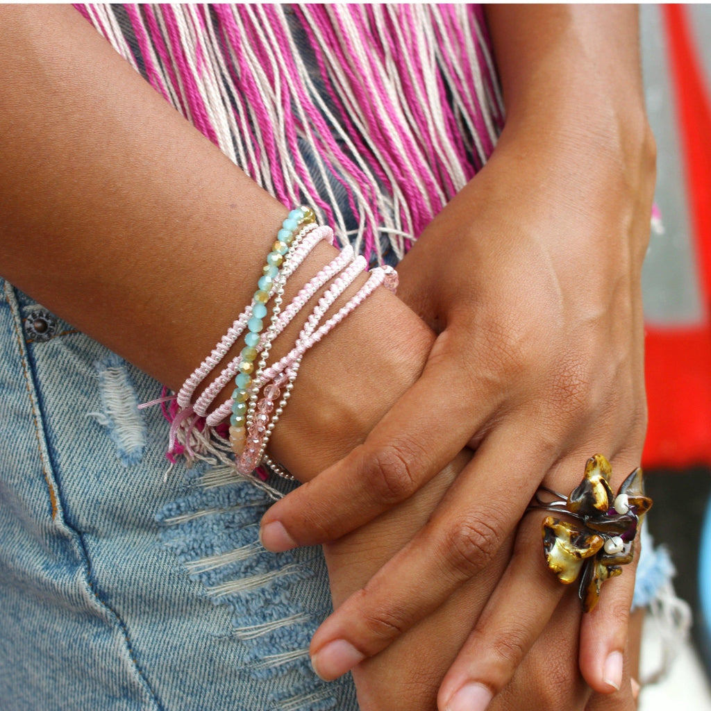 Anita Bead and Chain Wrap Bracelet | Necklace Assorted - Thailand Jewelry La Vie Bien Anita Bead and Chain Wrap Bracelet | Necklace Assorted - Thailand