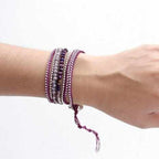 Anita Bead and Chain Wrap Bracelet | Necklace Assorted - Thailand Jewelry La Vie Bien Anita Bead and Chain Wrap Bracelet | Necklace Assorted - Thailand