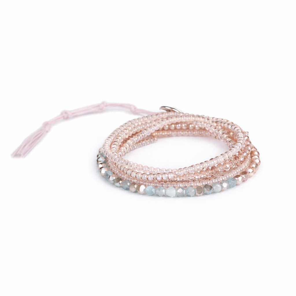 Anita Bead and Chain Wrap Bracelet | Necklace Assorted - Thailand Jewelry La Vie Bien Anita Bead and Chain Wrap Bracelet | Necklace Assorted - Thailand