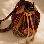Anita Crossover Boho Upcycled Purse - Guatemala Bags La Vie Bien Anita Crossover Boho Upcycled Purse - Guatemala