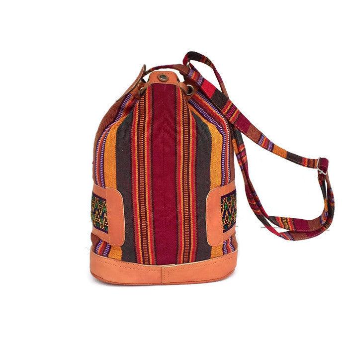 Anita Crossover Boho Upcycled Purse - Guatemala Bags La Vie Bien Anita Crossover Boho Upcycled Purse - Guatemala