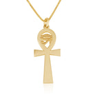 Ankh Necklace With Eye Of Horus La Vie Bien Ankh Necklace With Eye Of Horus