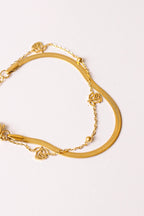 Anne Layered Bracelet by Rose & Clay