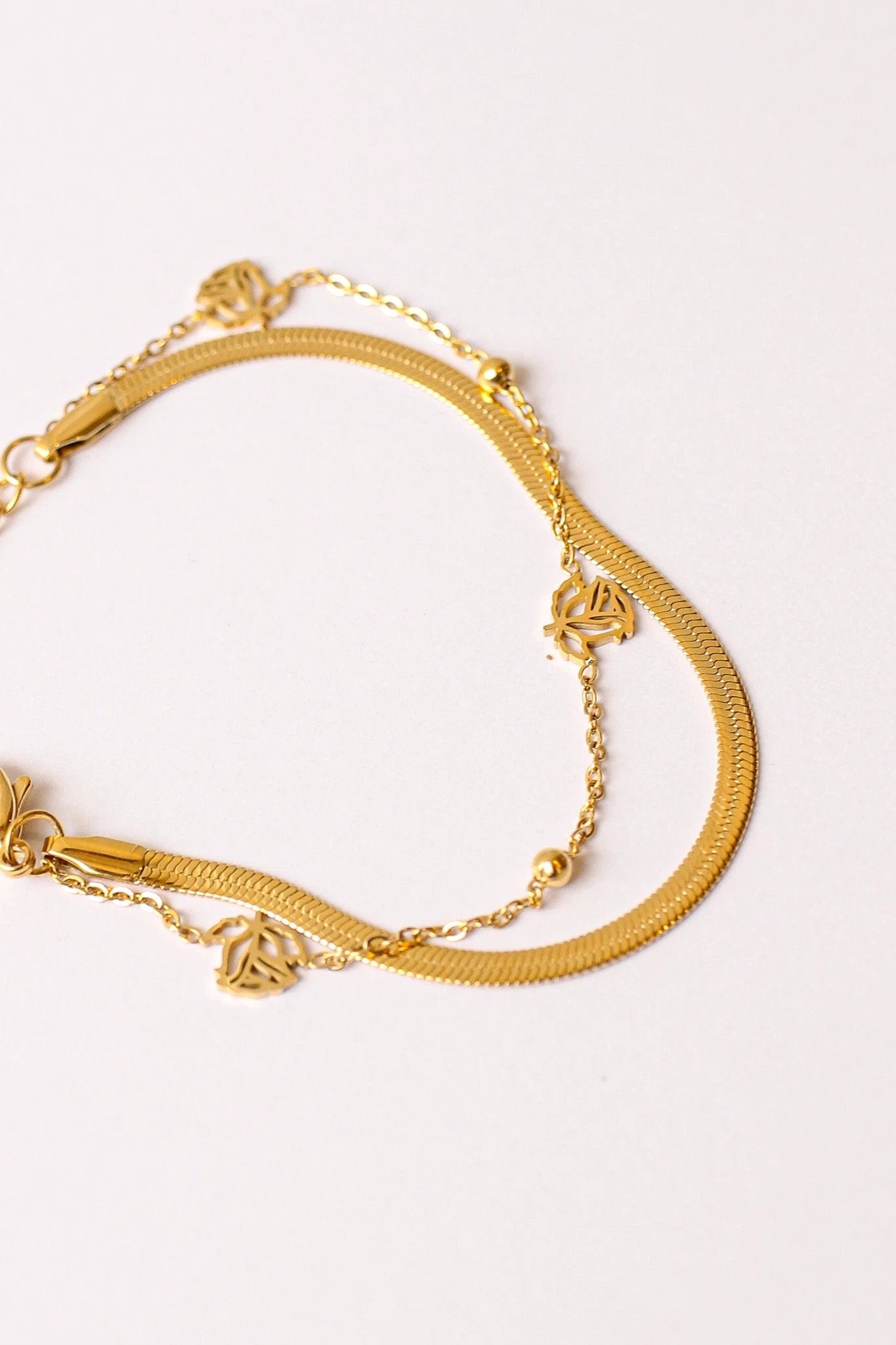 Anne Layered Bracelet by Rose & Clay