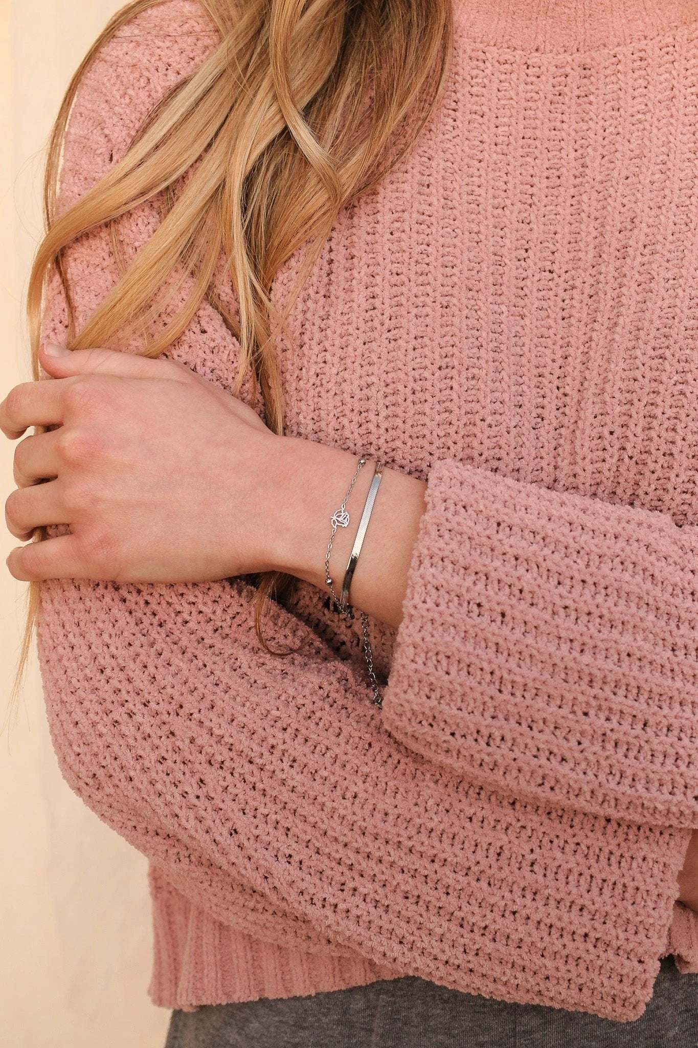Anne Layered Bracelet by Rose & Clay
