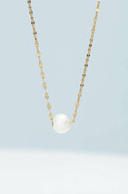 Annie Gold Pearl Necklace