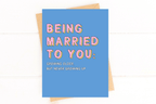 Anniversary Card Being Married to You Growing Older But Not Growing Up by Five Dot Post