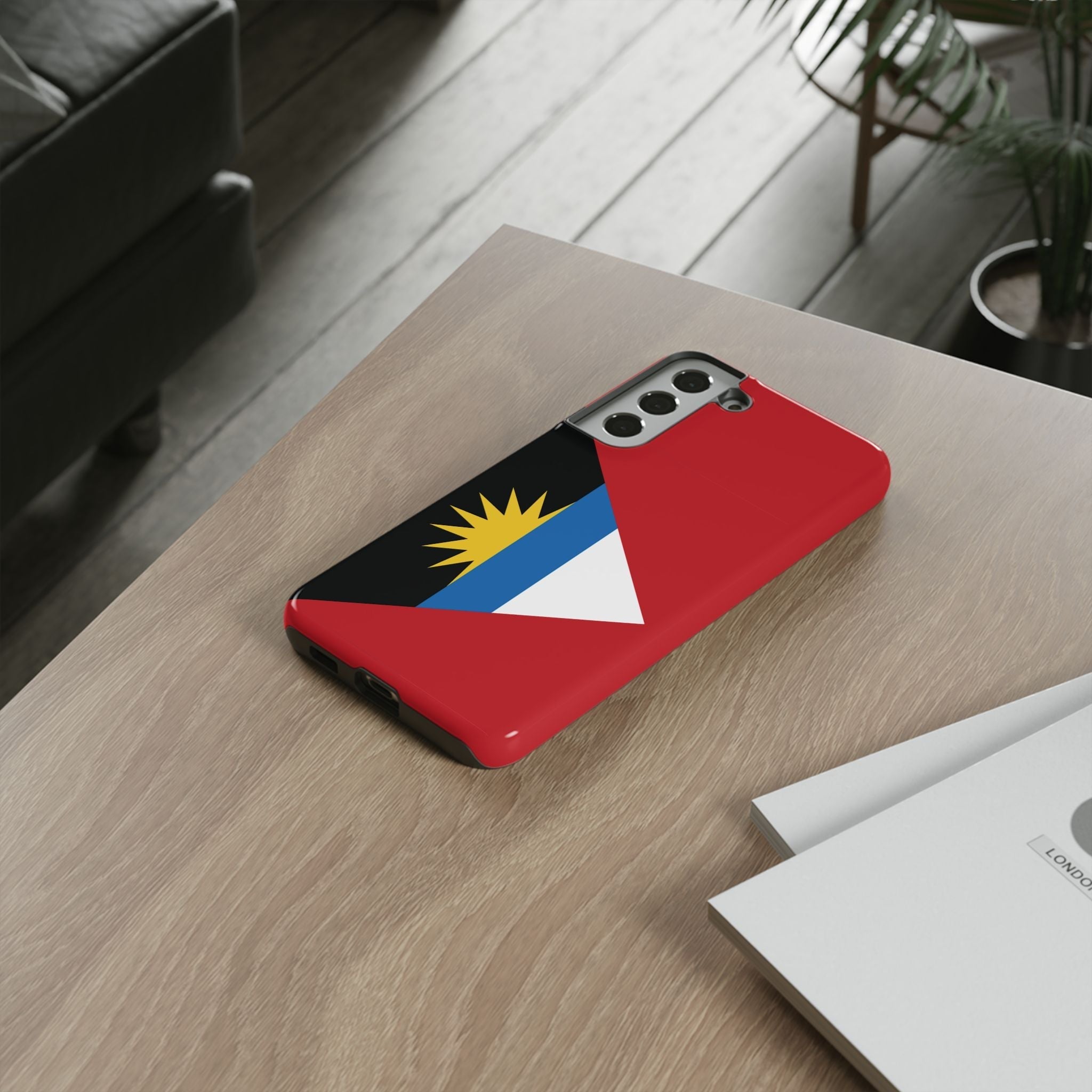 Antigua and Barbuda Flag Tough Phone Case Tough Case La Vie Bien Antigua and Barbuda Flag Tough Phone Case