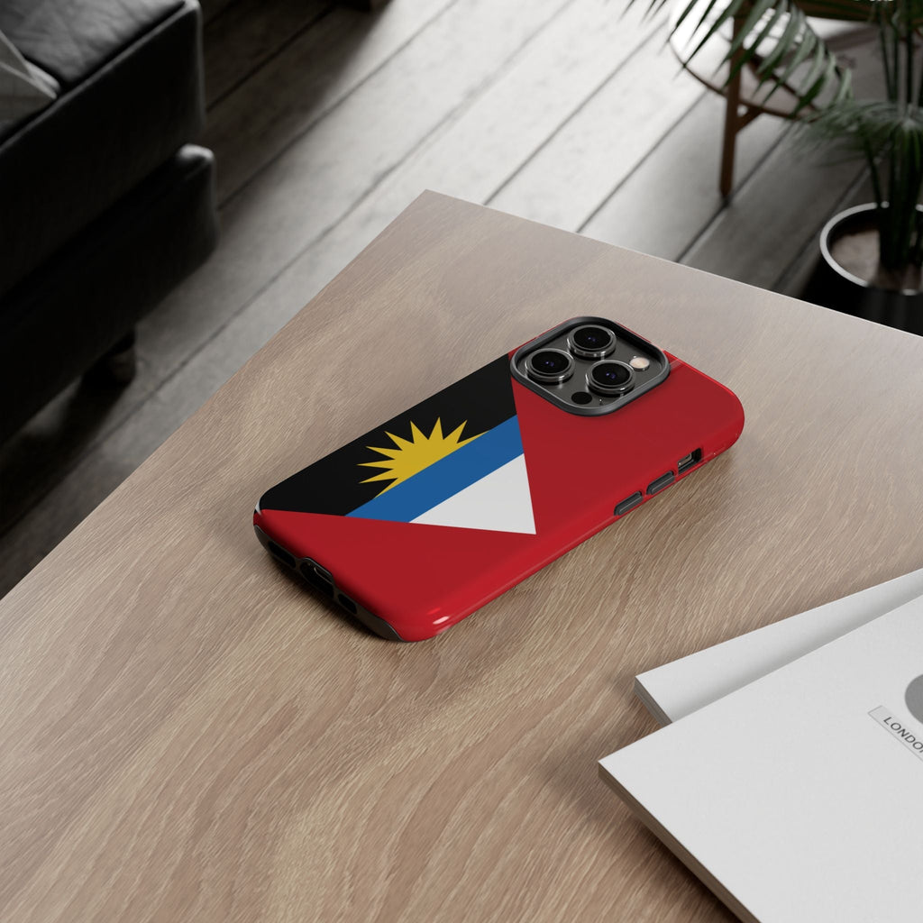 Antigua and Barbuda Flag Tough Phone Case Tough Case La Vie Bien Antigua and Barbuda Flag Tough Phone Case