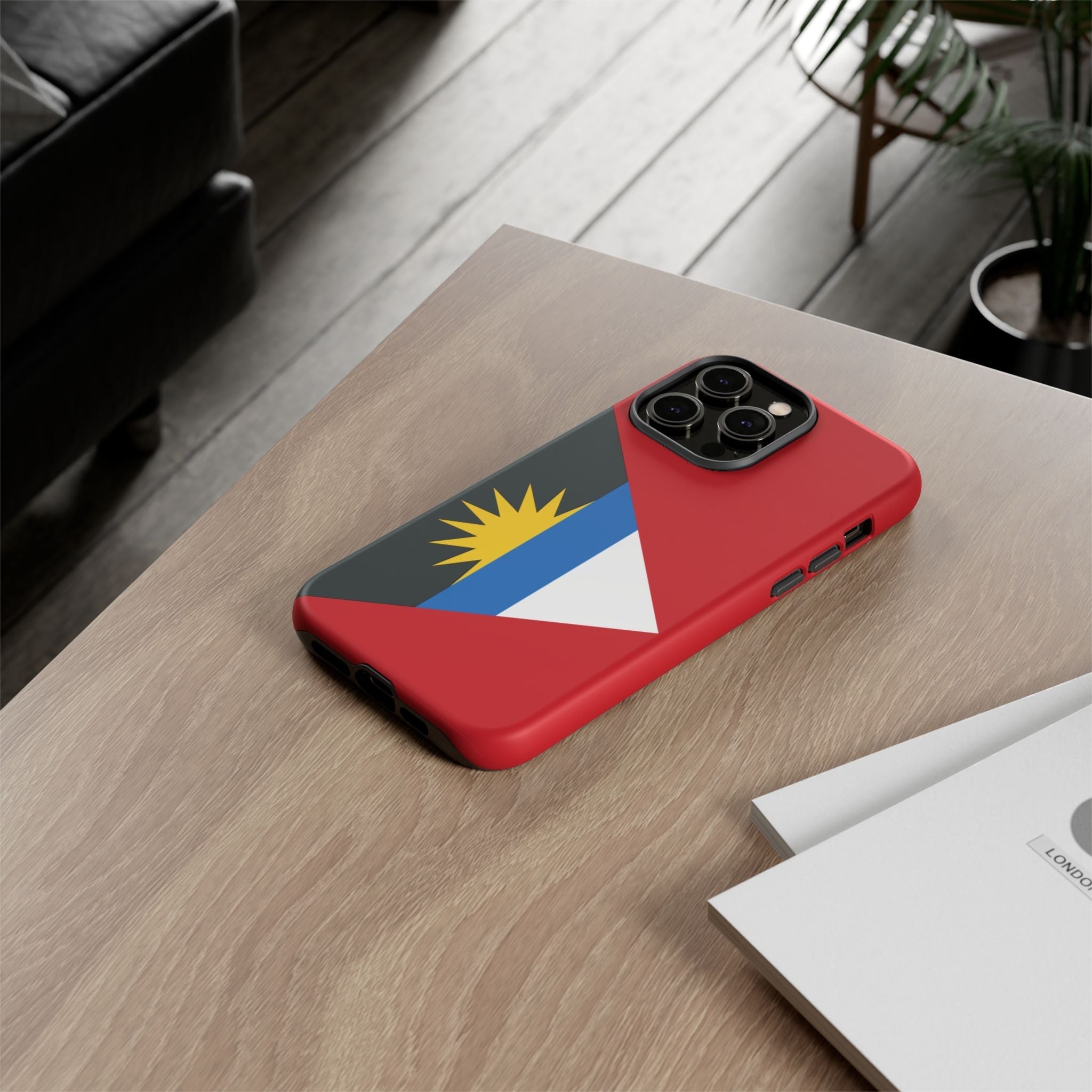 Antigua and Barbuda Flag Tough Phone Case Tough Case La Vie Bien Antigua and Barbuda Flag Tough Phone Case