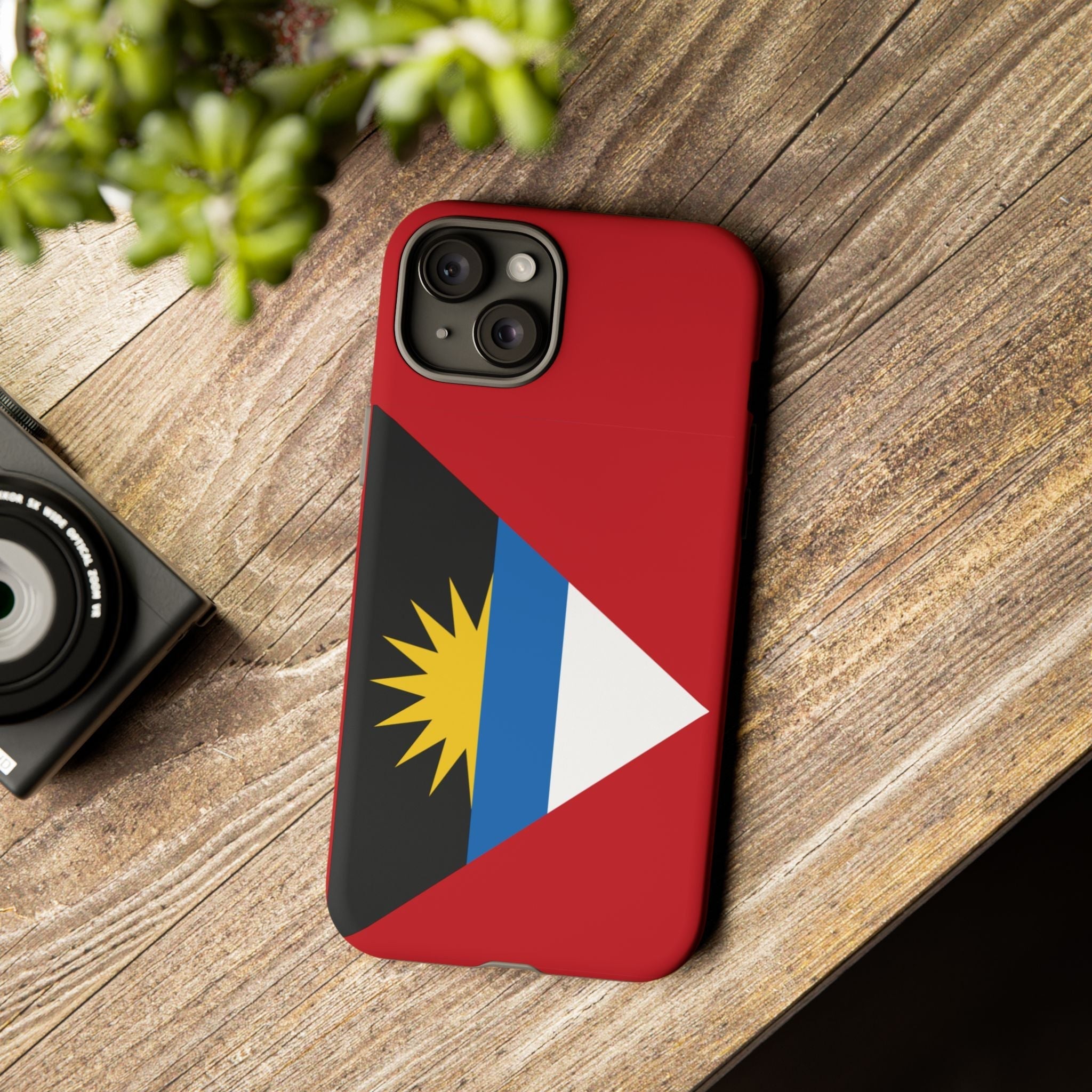 Antigua and Barbuda Flag Tough Phone Case Tough Case La Vie Bien Antigua and Barbuda Flag Tough Phone Case