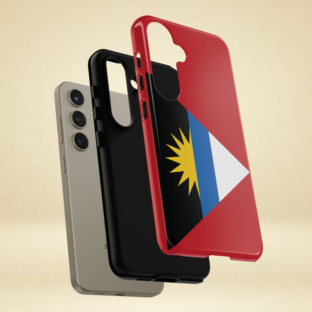 Antigua and Barbuda Flag Tough Phone Case Tough Case La Vie Bien Antigua and Barbuda Flag Tough Phone Case