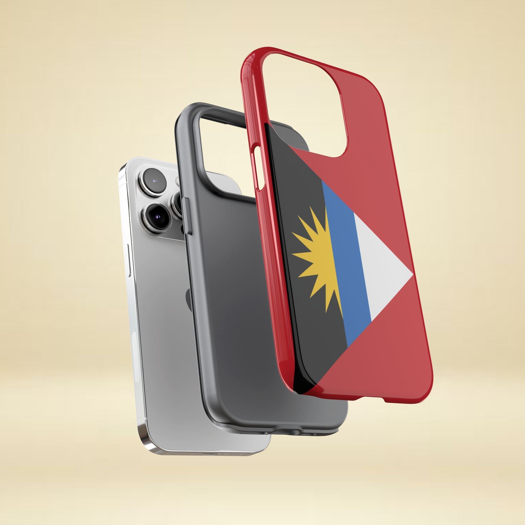 Antigua and Barbuda Flag Tough Phone Case Tough Case La Vie Bien Antigua and Barbuda Flag Tough Phone Case