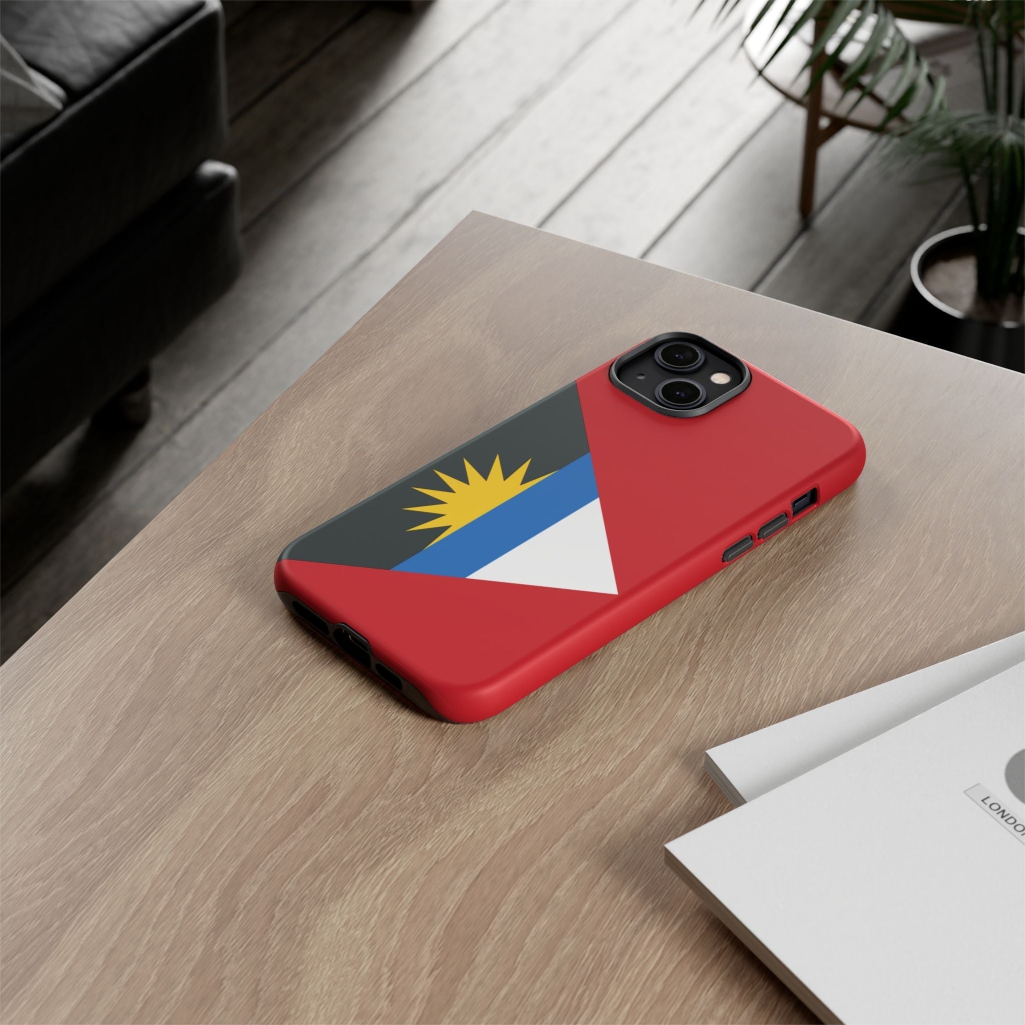 Antigua and Barbuda Flag Tough Phone Case Tough Case La Vie Bien Antigua and Barbuda Flag Tough Phone Case