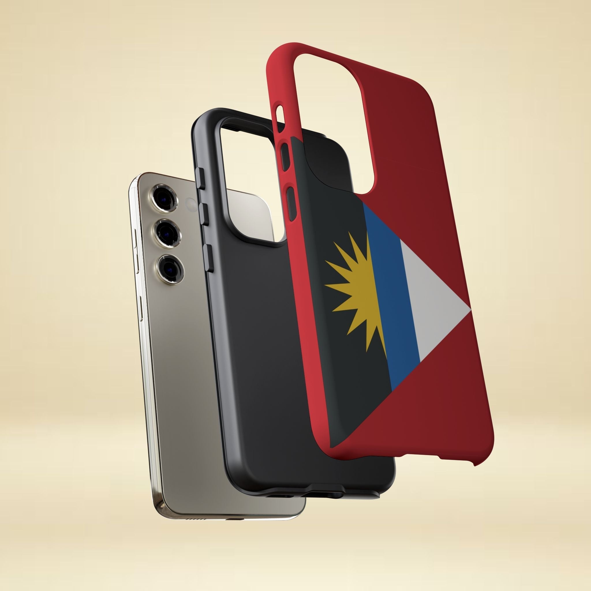 Antigua and Barbuda Flag Tough Phone Case Tough Case La Vie Bien Antigua and Barbuda Flag Tough Phone Case