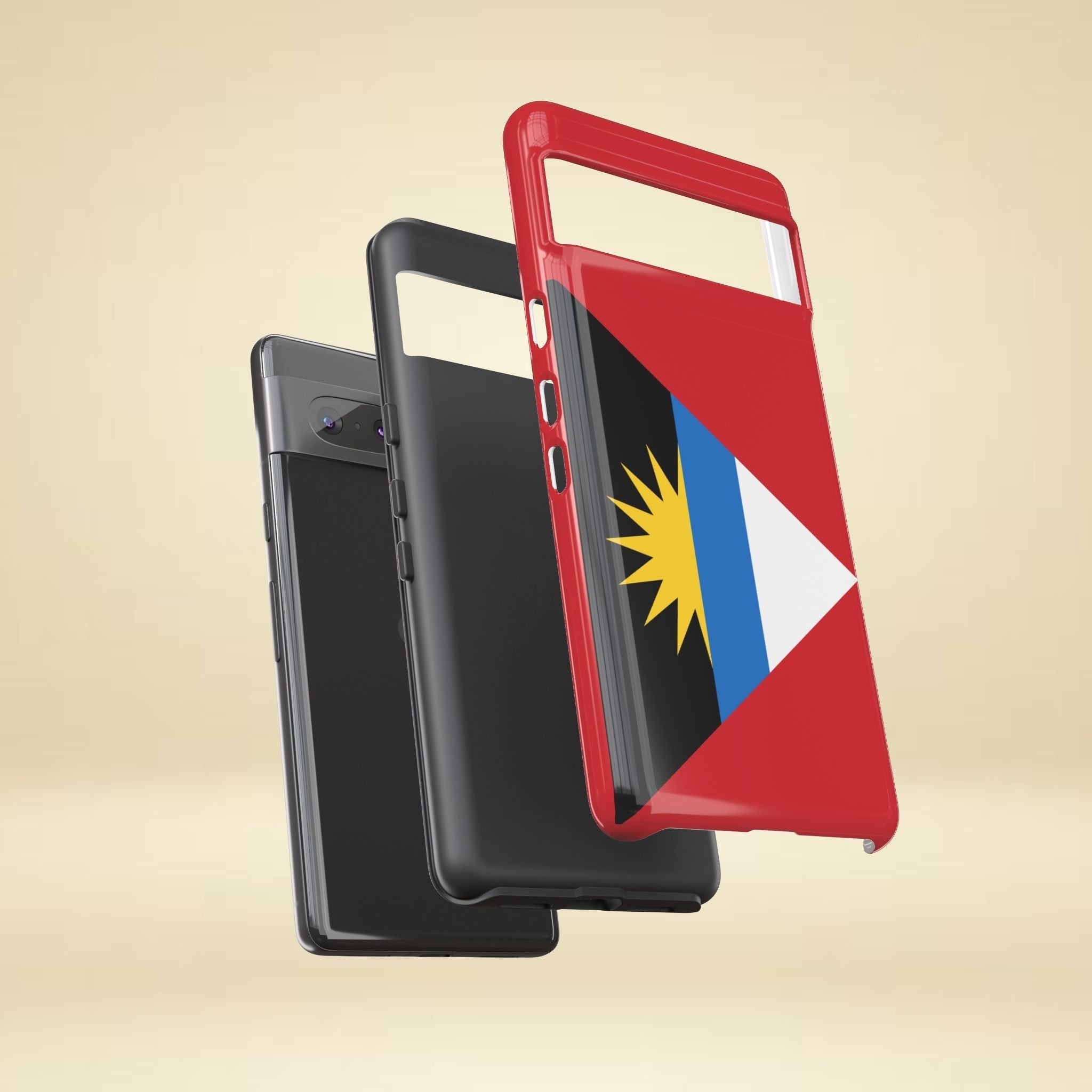 Antigua and Barbuda Flag Tough Phone Case Tough Case La Vie Bien Antigua and Barbuda Flag Tough Phone Case