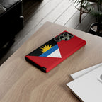 Antigua and Barbuda Flag Tough Phone Case Tough Case La Vie Bien Antigua and Barbuda Flag Tough Phone Case