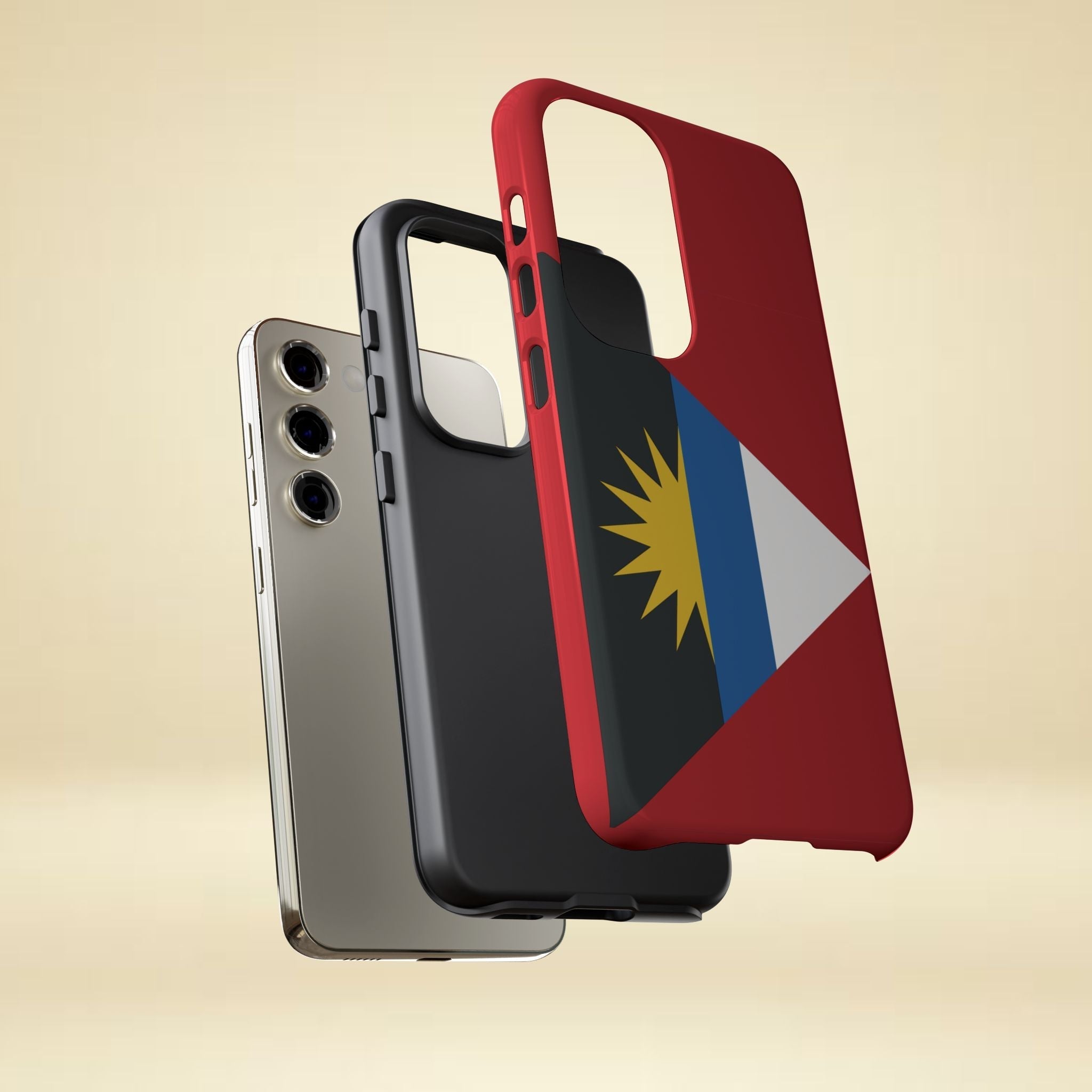 Antigua and Barbuda Flag Tough Phone Case Tough Case La Vie Bien Antigua and Barbuda Flag Tough Phone Case