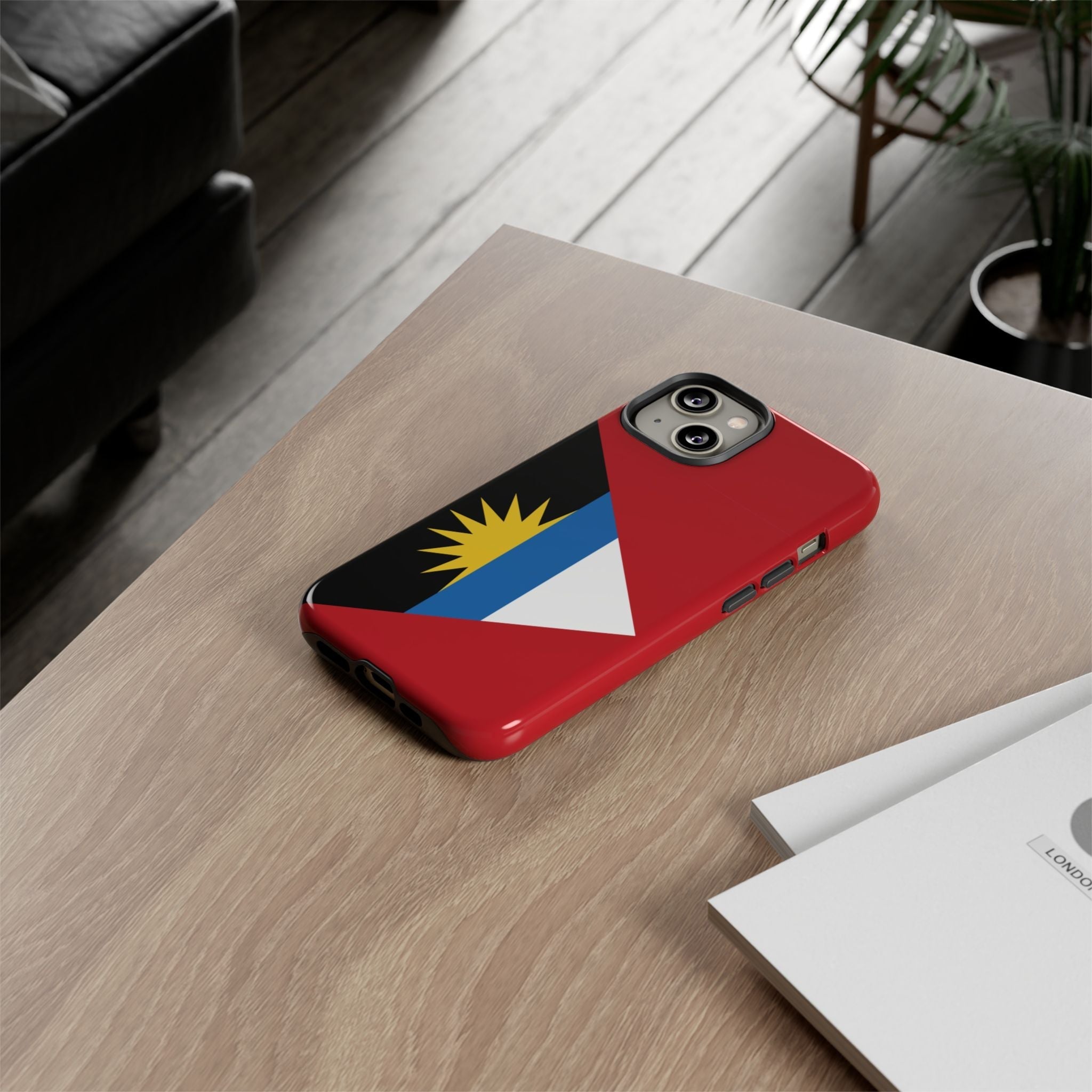 Antigua and Barbuda Flag Tough Phone Case Tough Case La Vie Bien Antigua and Barbuda Flag Tough Phone Case