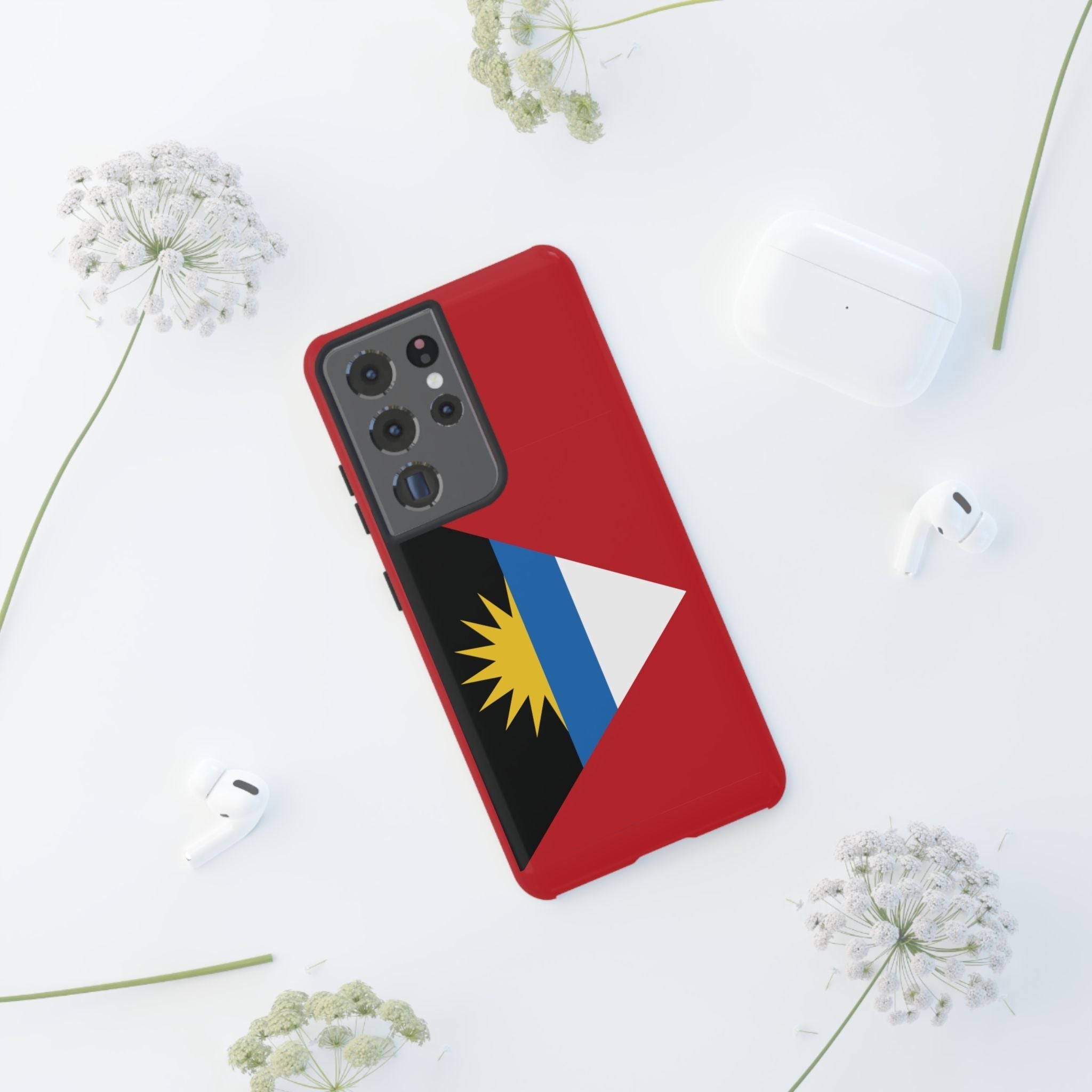Antigua and Barbuda Flag Tough Phone Case Tough Case La Vie Bien Antigua and Barbuda Flag Tough Phone Case