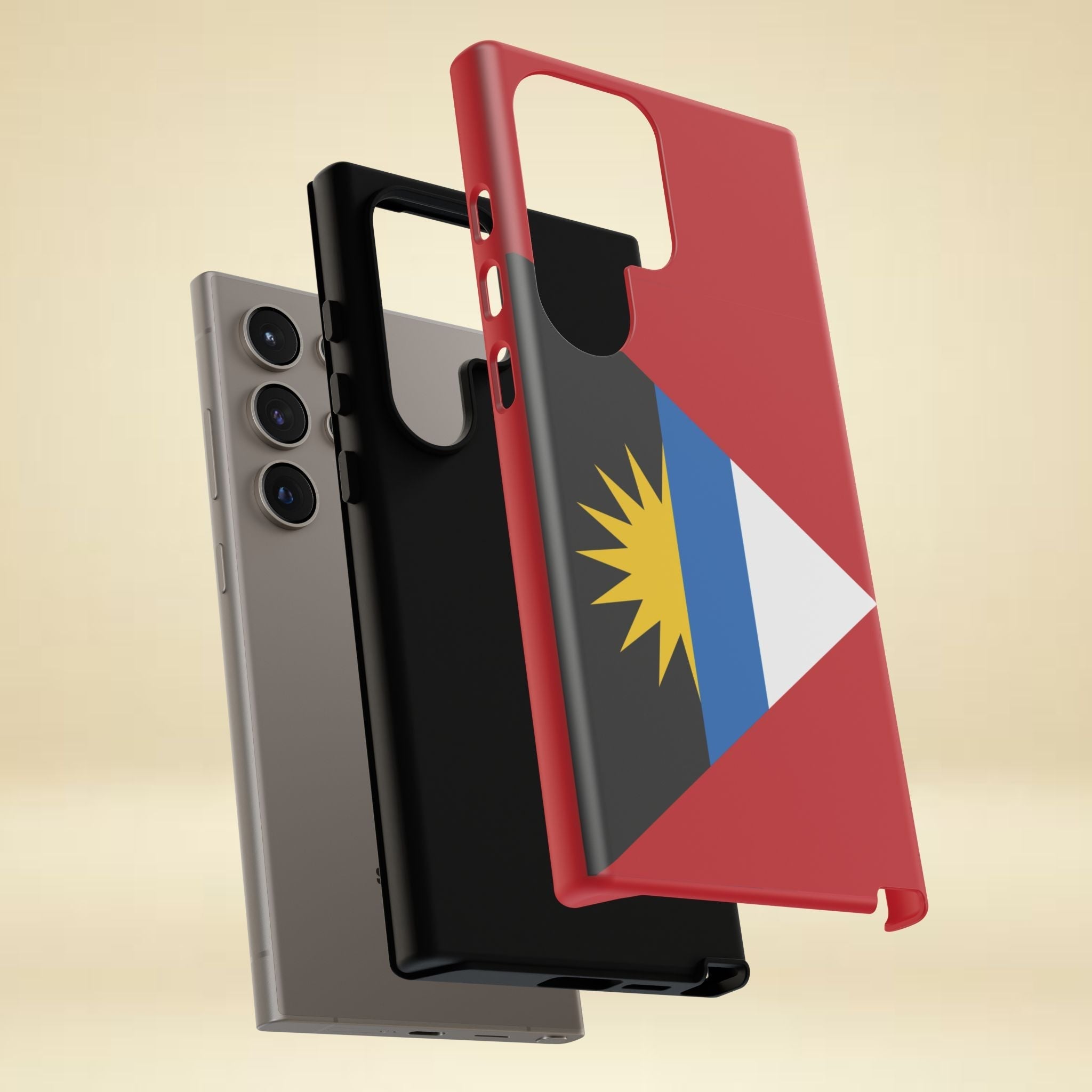 Antigua and Barbuda Flag Tough Phone Case Tough Case La Vie Bien Antigua and Barbuda Flag Tough Phone Case